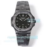 Super Clone DIW Patek Philippe Nautilus 5711 Carbon Fiber Black Dial Watch 
